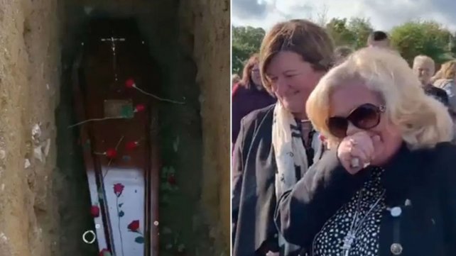 Hombre pidió a gritos que los sacaran de la tumba en su propio entierro  (VIDEO)