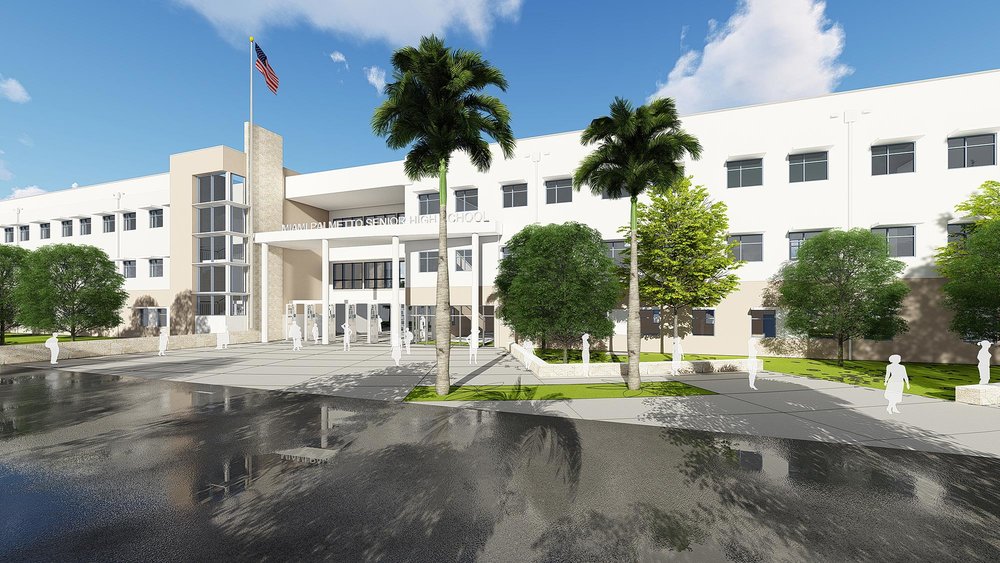 Estudiante hospitalizada tras caer de un tercer piso en Miami Palmetto Senior High School