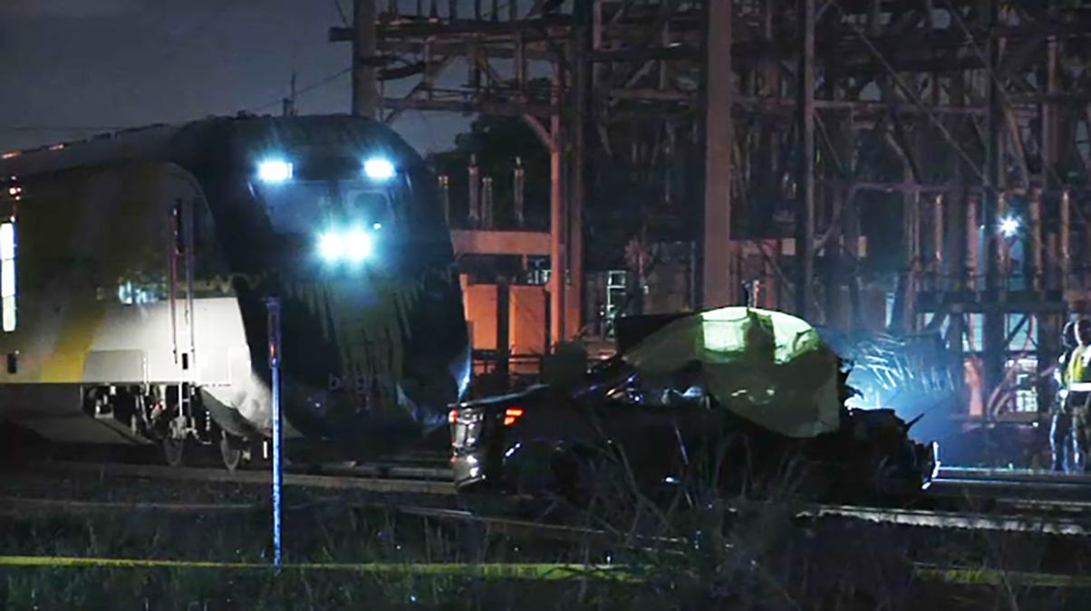 Tren Brightline cobró una nueva víctima en accidente con automóvil