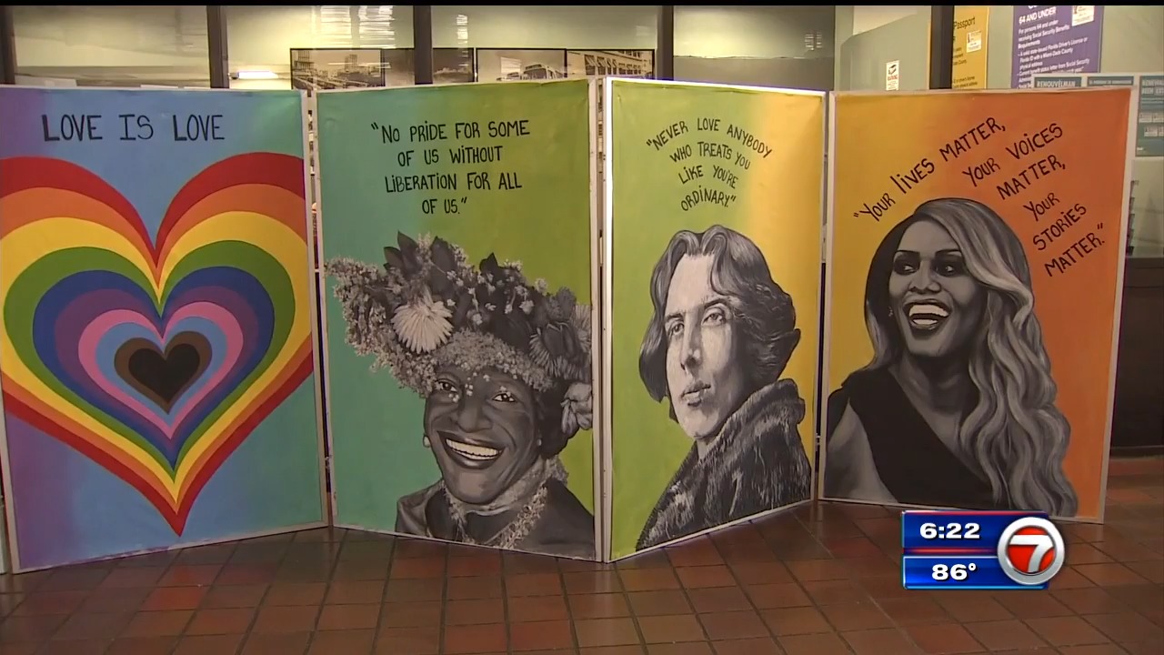 Miami-Dade celebró el Mes del Orgullo con la inauguración de un nuevo mural