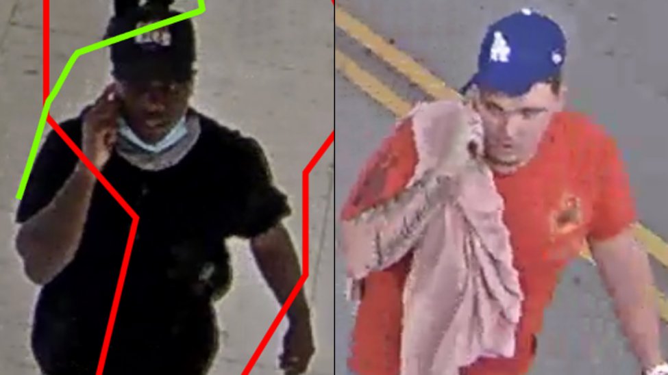 Estos hombres son sospechosos de cometer un robo en Aventura Mall