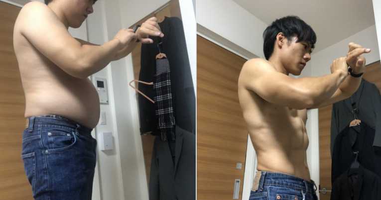 La viral rutina de un japones que le hizo bajar 13kg con 4 minutos de entrenamiento al día