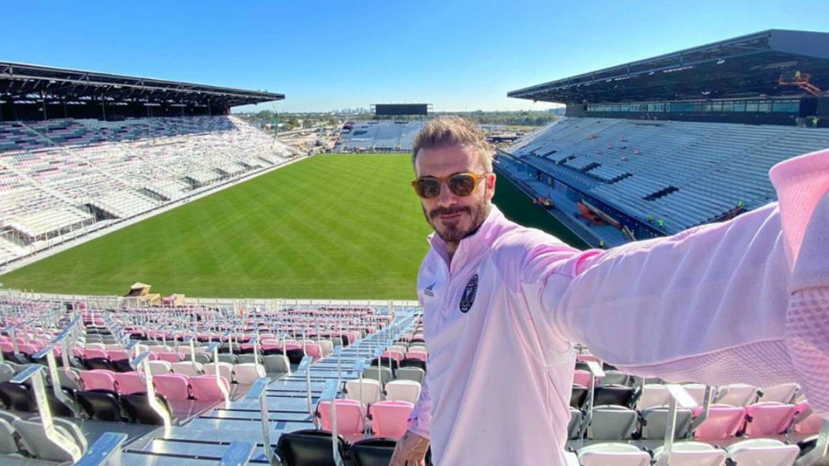 David Beckham ofreció a los fans una mirada de los avances del nuevo estadio del Inter de Miami (fotos)