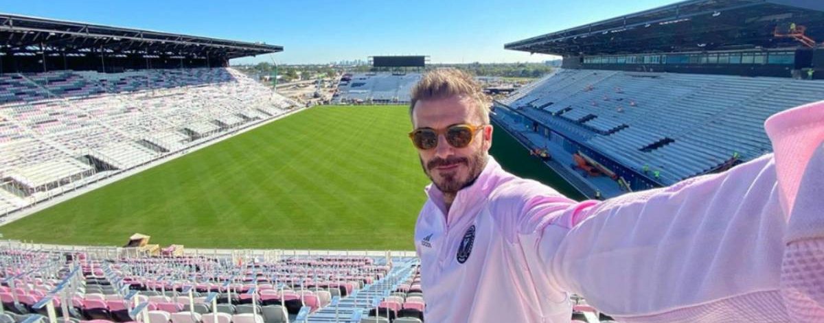 En fotos: David Beckham pasó por la ciudad del sol y dejó ver cómo está quedando el estadio del Inter de Miami