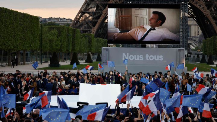 Macron gana a Le Pen, reelegido en Francia