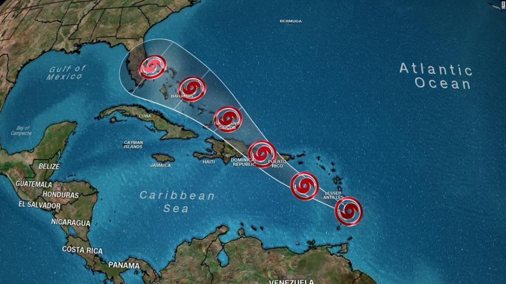 Tormenta tropical Dorian podría llegar a Florida este fin de semana como huracán de categoría 1