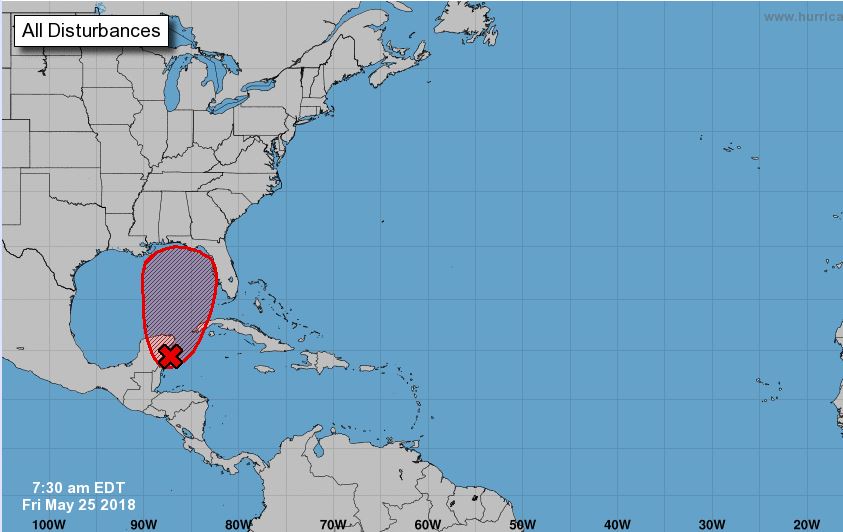 Pronostican que la depresión tropical o tormenta se formará el sábado
