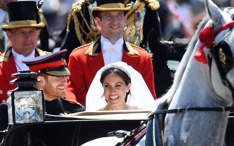 En imágenes: Así fue la boda entre el príncipe Enrique y Meghan Markle