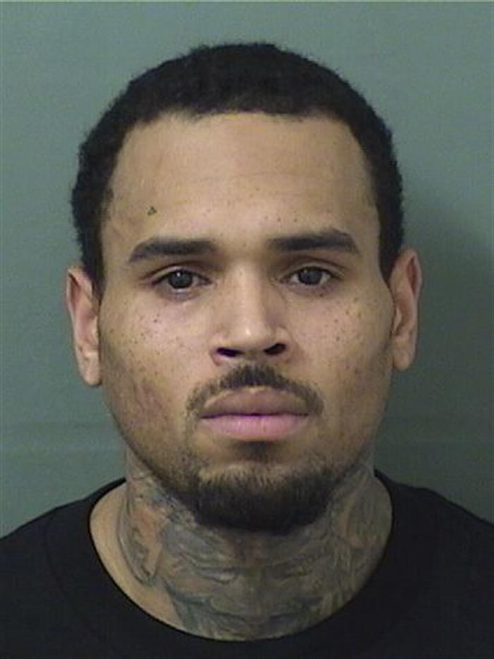 Chris Brown, el ex de Rihana, fue puesto libertad bajo fianza en West Palm Beach
