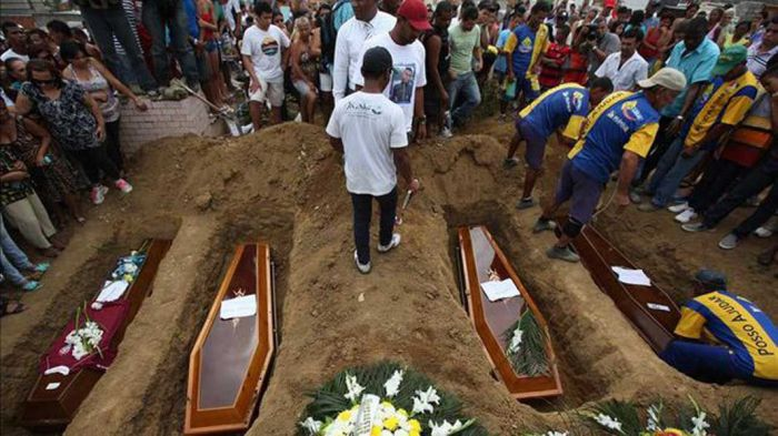 Brasil encabeza la lista  de muertes por armas de fuego