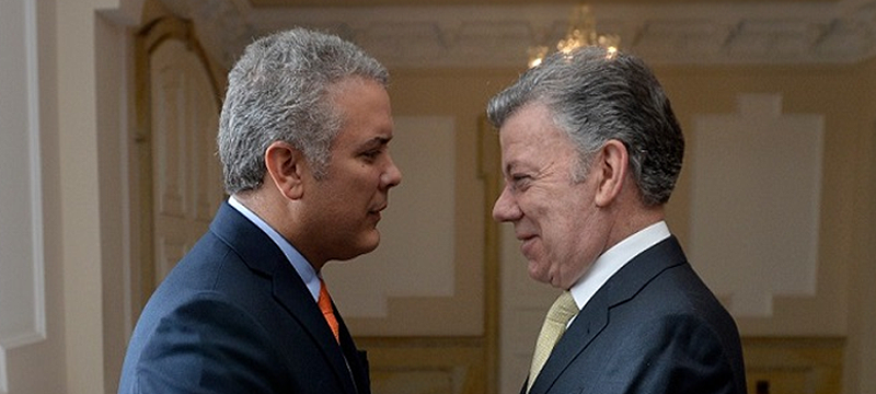 Juan Manuel Santos se despide de la Presidencia de Colombia