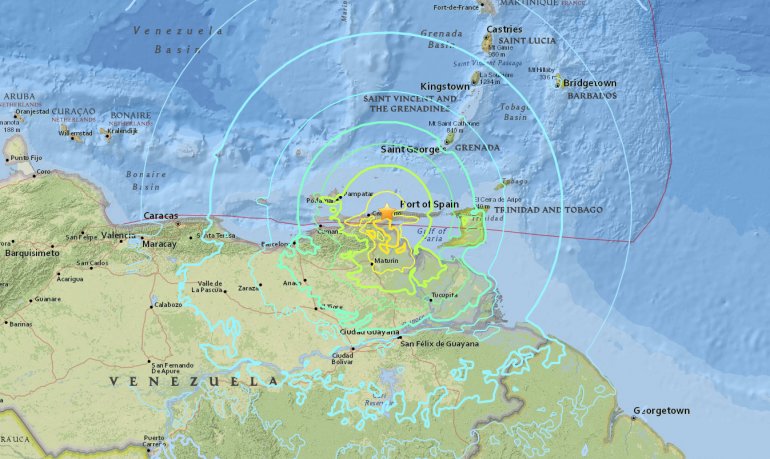 Descartan tsunami por sismo en Sucre, Venezuela