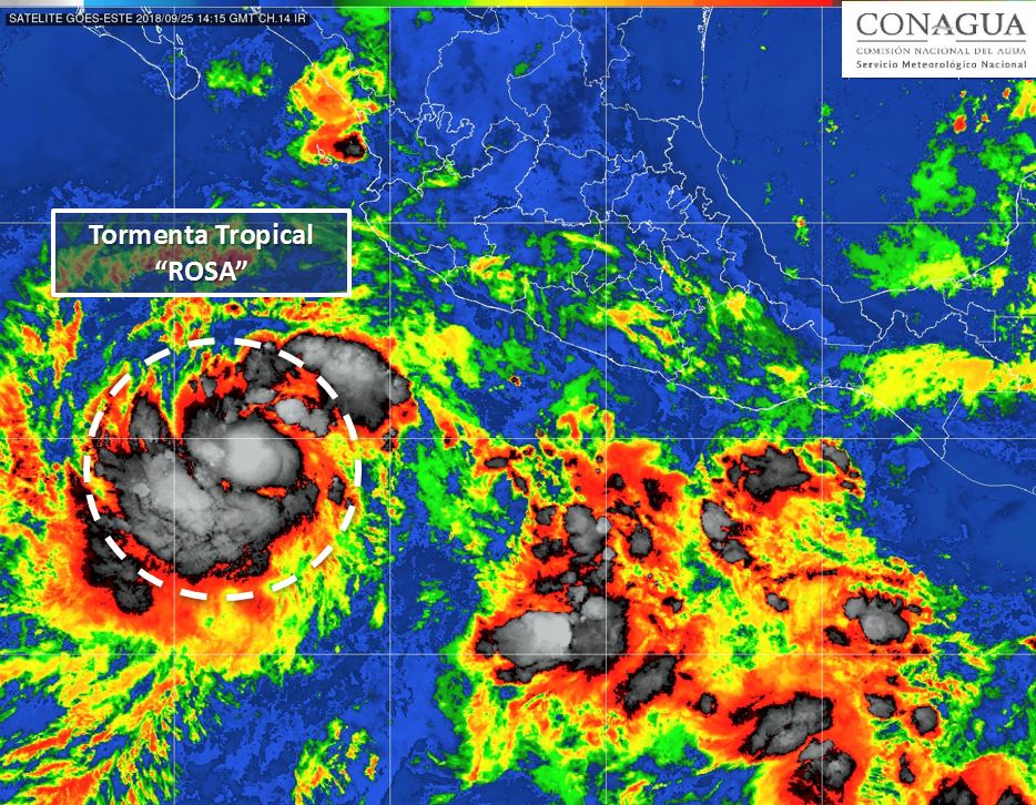 Informó el CNH: Alerta en Baja California por llegada de huracán Rosa
