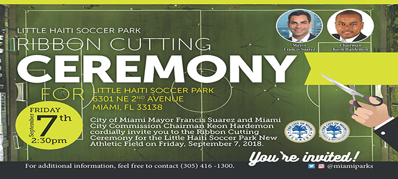 El recién remodelado Little Haiti Soccer Park reabrirá sus puertas este viernes