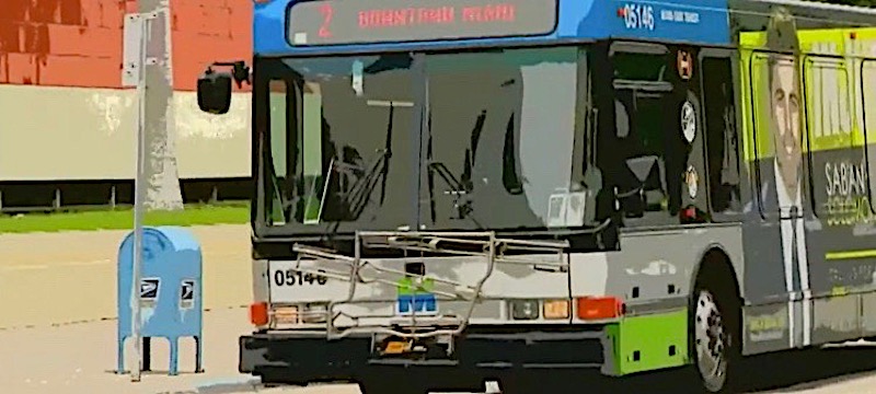 Situación irregular con una menor en autobús de transporte alertó a las autoridades