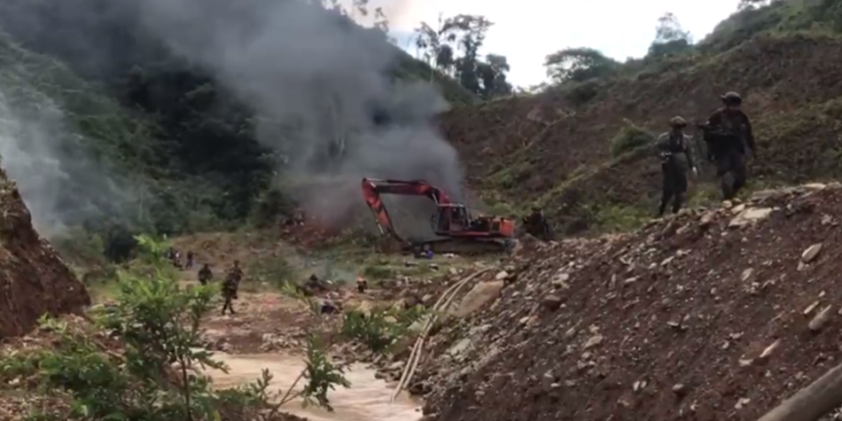 Mineros ilegales utilizaron 40 niños  como escudo  en Antioquia