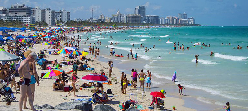 Se incrementó número de turistas en Miami por feriado del Día del Trabajo