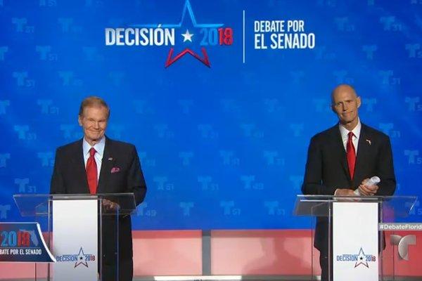 Candidatos por Florida al Senado de EE UU protagonizaron un debate lleno de acusaciones