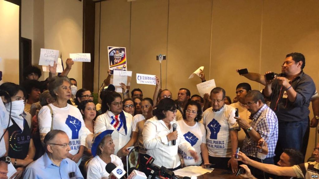 43 movimientos opositores unificados pretenden promover diálogo nacional con Daniel Ortega