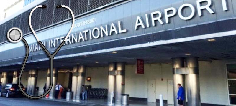 Alerta de salud con pasajeros que enfermaron en aeropuerto de Miami