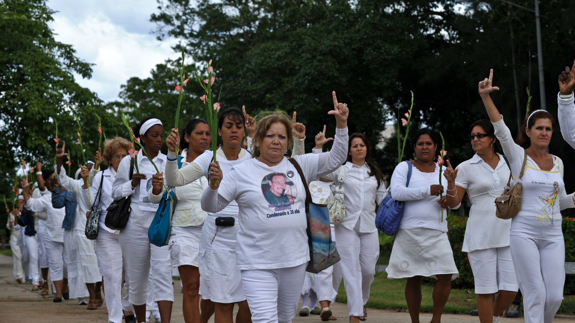 20 Damas de Blanco arrestadas el domingo en Cuba