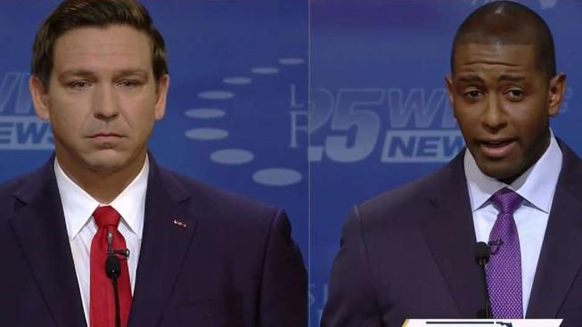 DeSantis y Gillum se insultan en el debate final de Florida