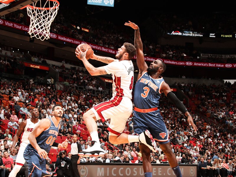 Heat ganó el primero en Miami ante Knicks