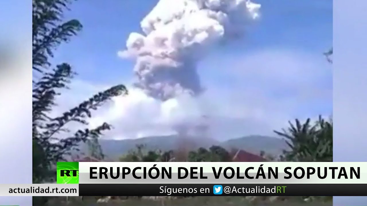 El terror parece no terminar para Indonesia: volcán Sopután entró en erupción
