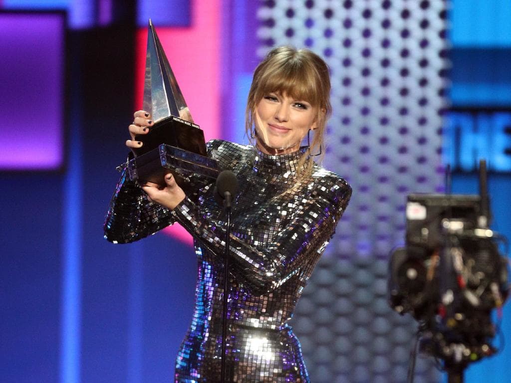 Taylor Swift fue la reina en los American Music Awards 2018