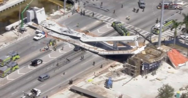 Autoridad federal confirmó que puente peatonal de la FIU se derrumbó por errores en el diseño