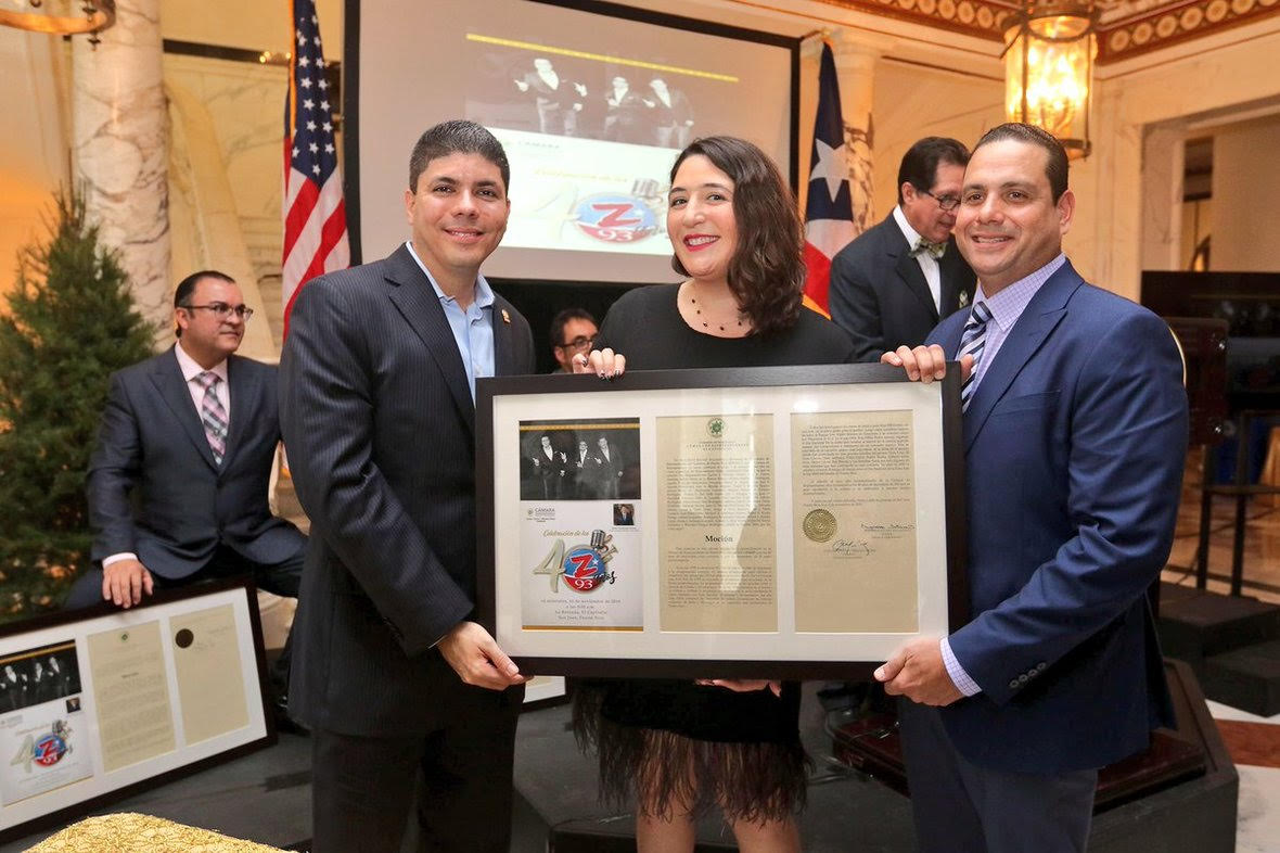 Cámara de Representantes en Puerto Rico reconoce 40 años de trayectoria de Zeta 93FM