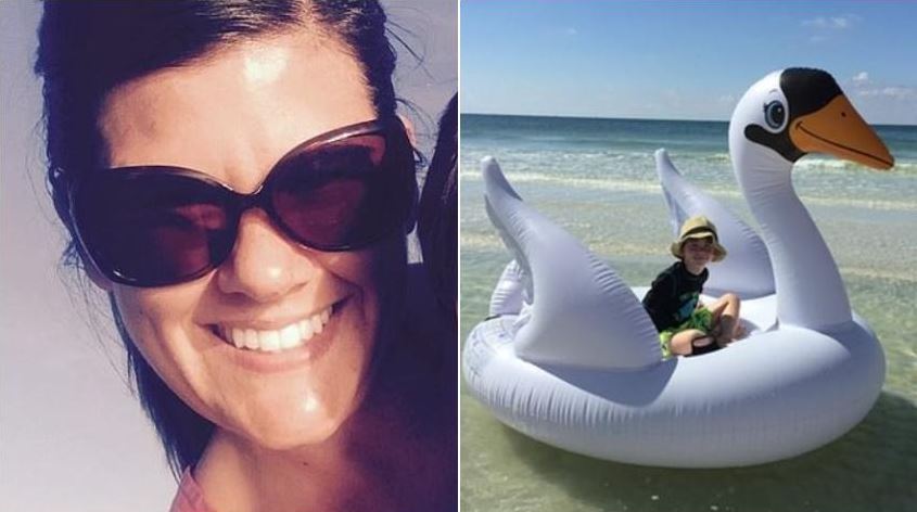 Mujer y su hijo de 7 años se perdieron en cisne inflable en las costa de Florida