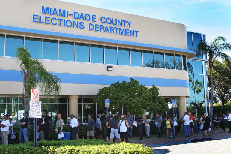Centros de votación en Miami-Dade están abiertos para votar