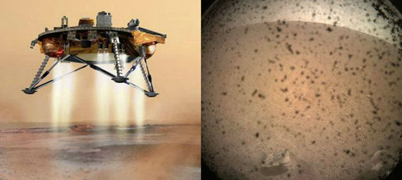 Misión Mars InSight envía su primera foto de la superficie de Marte