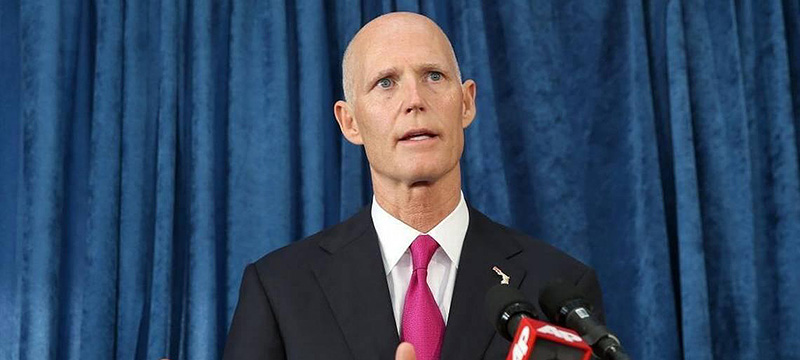 Senador de Florida Rick Scott votó en contra del paquete de estímulo por el COVID-19
