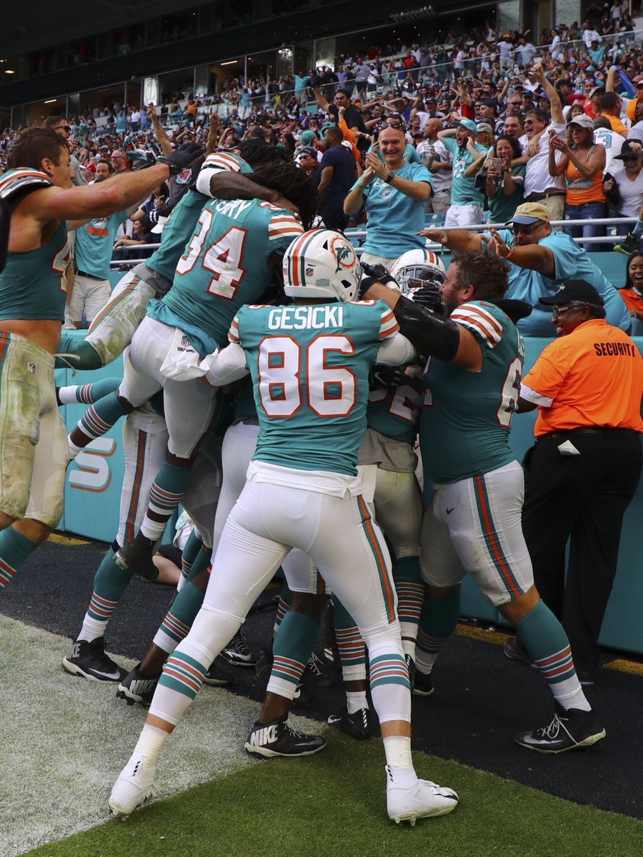 Dolphins lograron milagrosa victoria en Miami ante Patriots