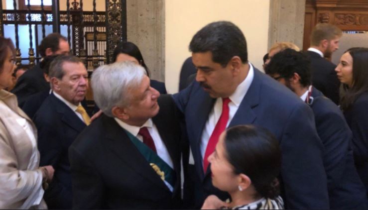 El papelón de Maduro en la toma de posesión de López Obrador