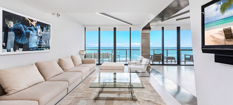 Departamento de Zaha Hadid se alquila en $ 37 mil al mes en Miami Beach