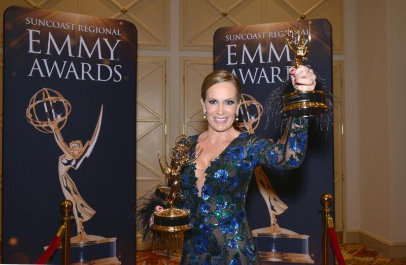 4 premios Emmy Suncoast se suman a la carrera de la productora argentina Natalia Denegri