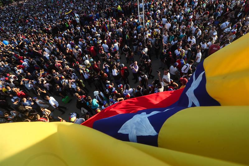Presidente interino Juan Guaidó ratifica que continuará en la lucha hasta que se alcance la libertad de Venezuela