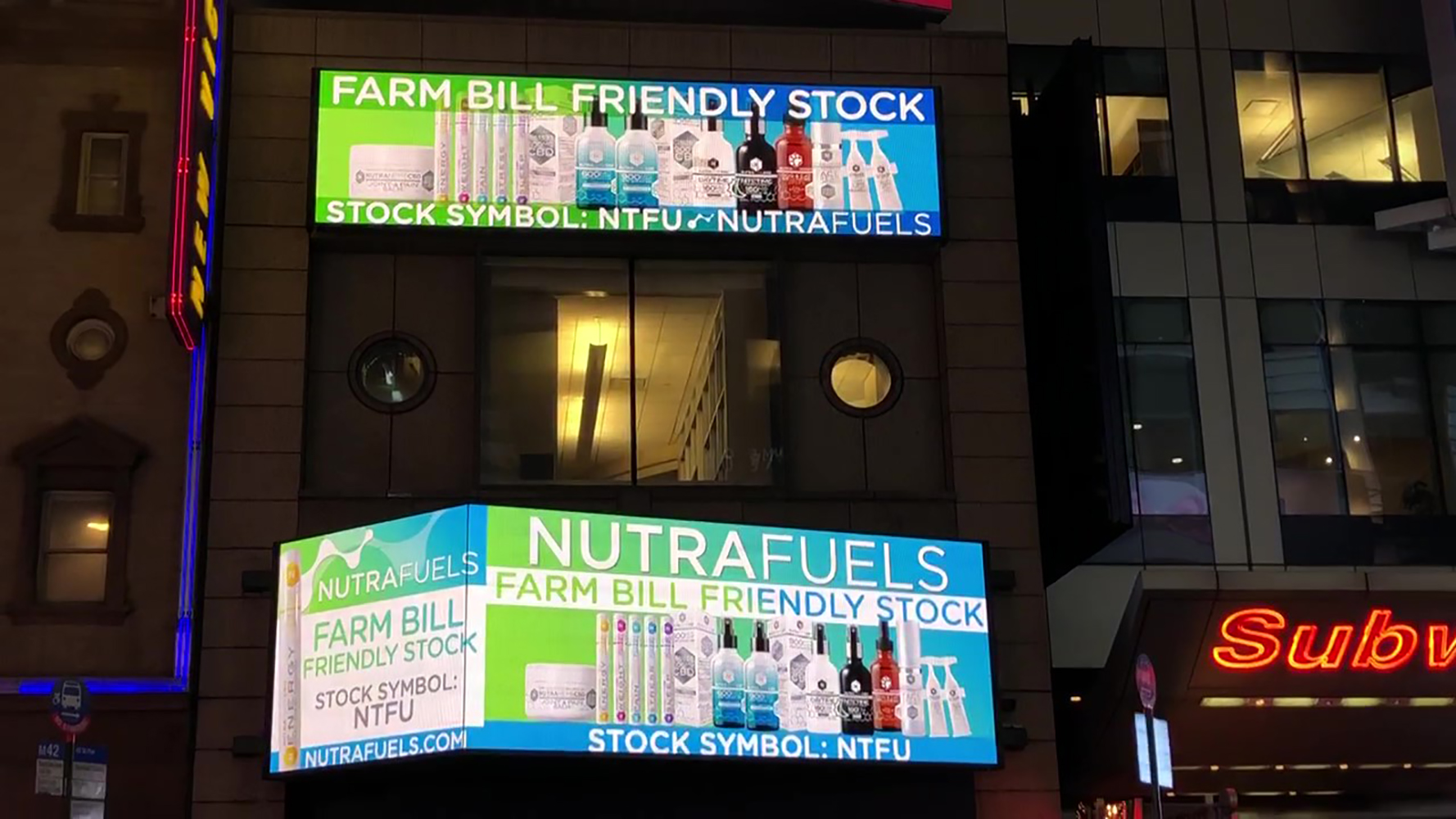 Compañía de Florida hace campaña publicitaria de cannabis en Times Square