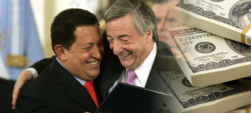 Así fue como Chávez y Kirchner se repartieron 50 millones de dólares