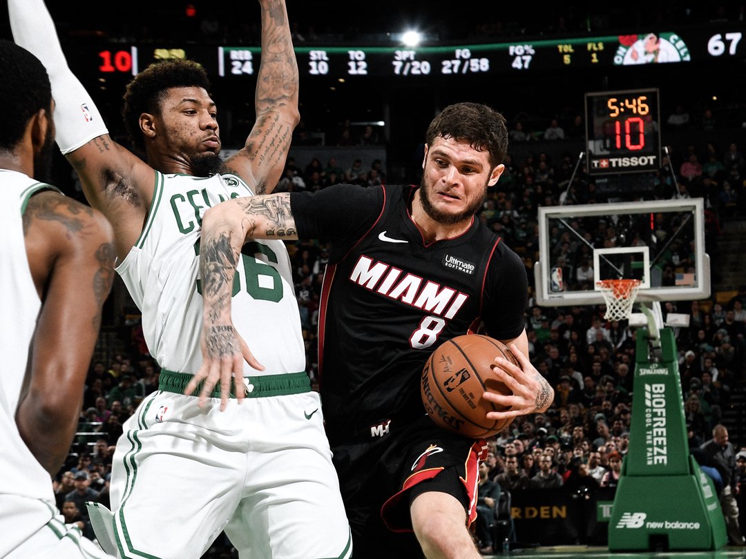Heat no pudo frenar la racha positiva de Celtics en Boston