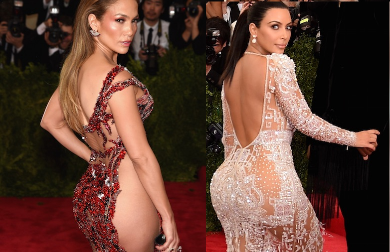 JLo y Kim Kardashian: un derroche de elegancia y sensualidad