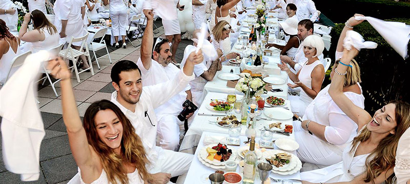 Gastronomía: Diner en Blanc de París debuta en Fort Lauderdale