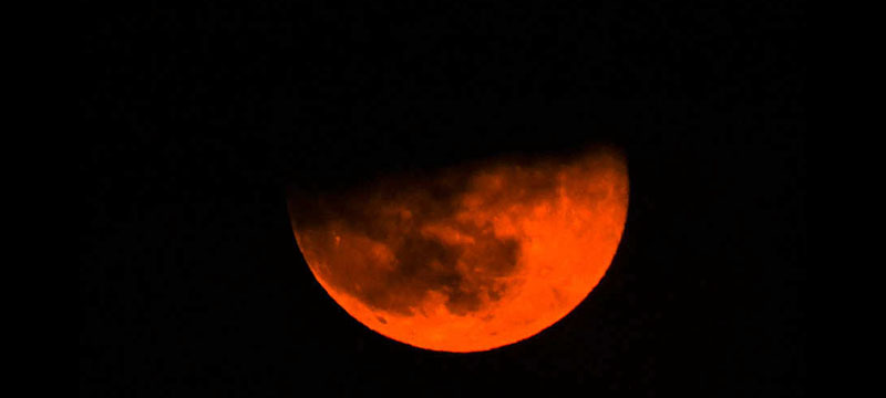 Clima de Florida podría afectar visibilidad de la Luna de Sangre