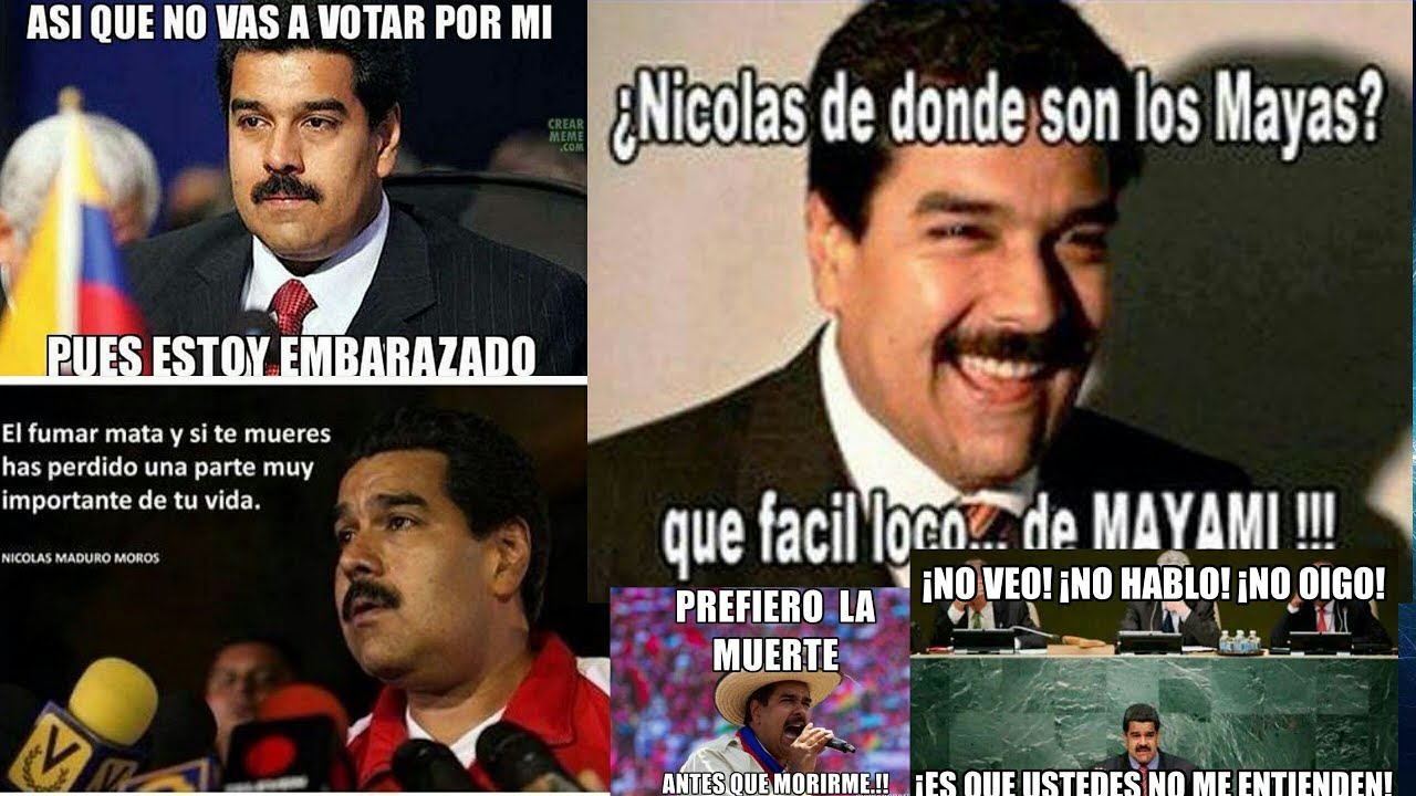Maduro el blanco perfecto de los Memes