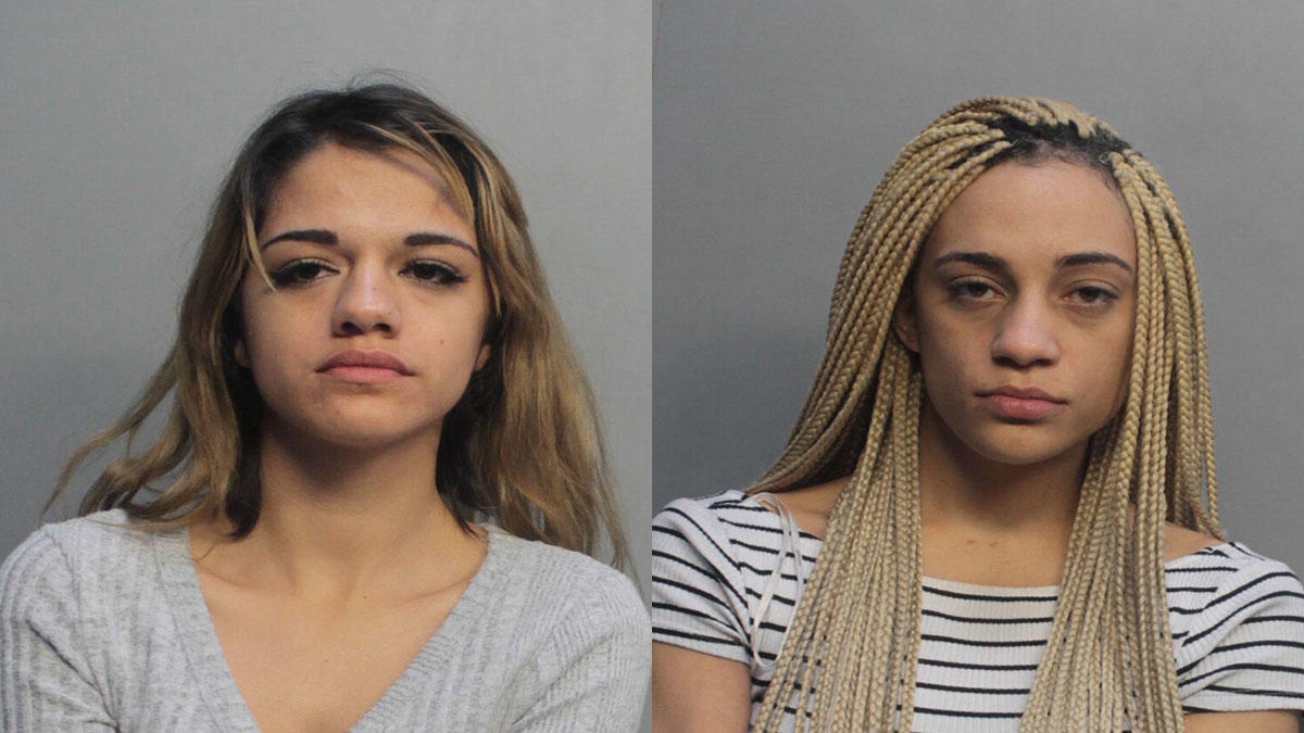 Dos mujeres drogadictas robaron iPhones y Rolex en Miami Beach