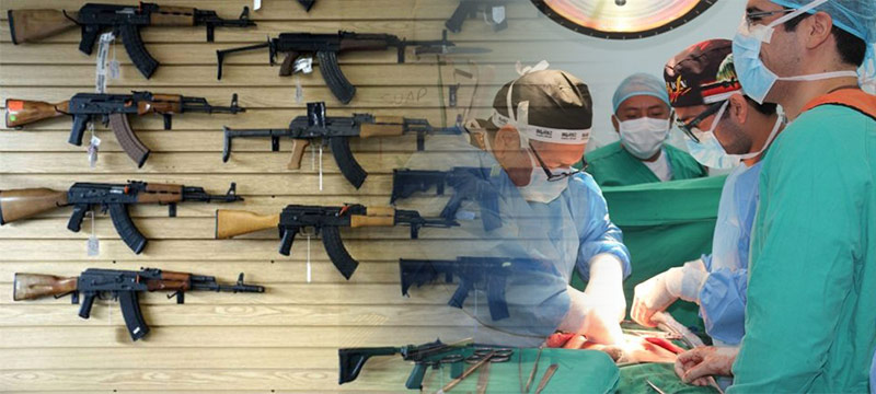 Polémica entre médicos y defensores de las armas por índices de violencia