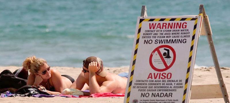 Alertan sobre contaminación fecal en playas de Miami-Dade